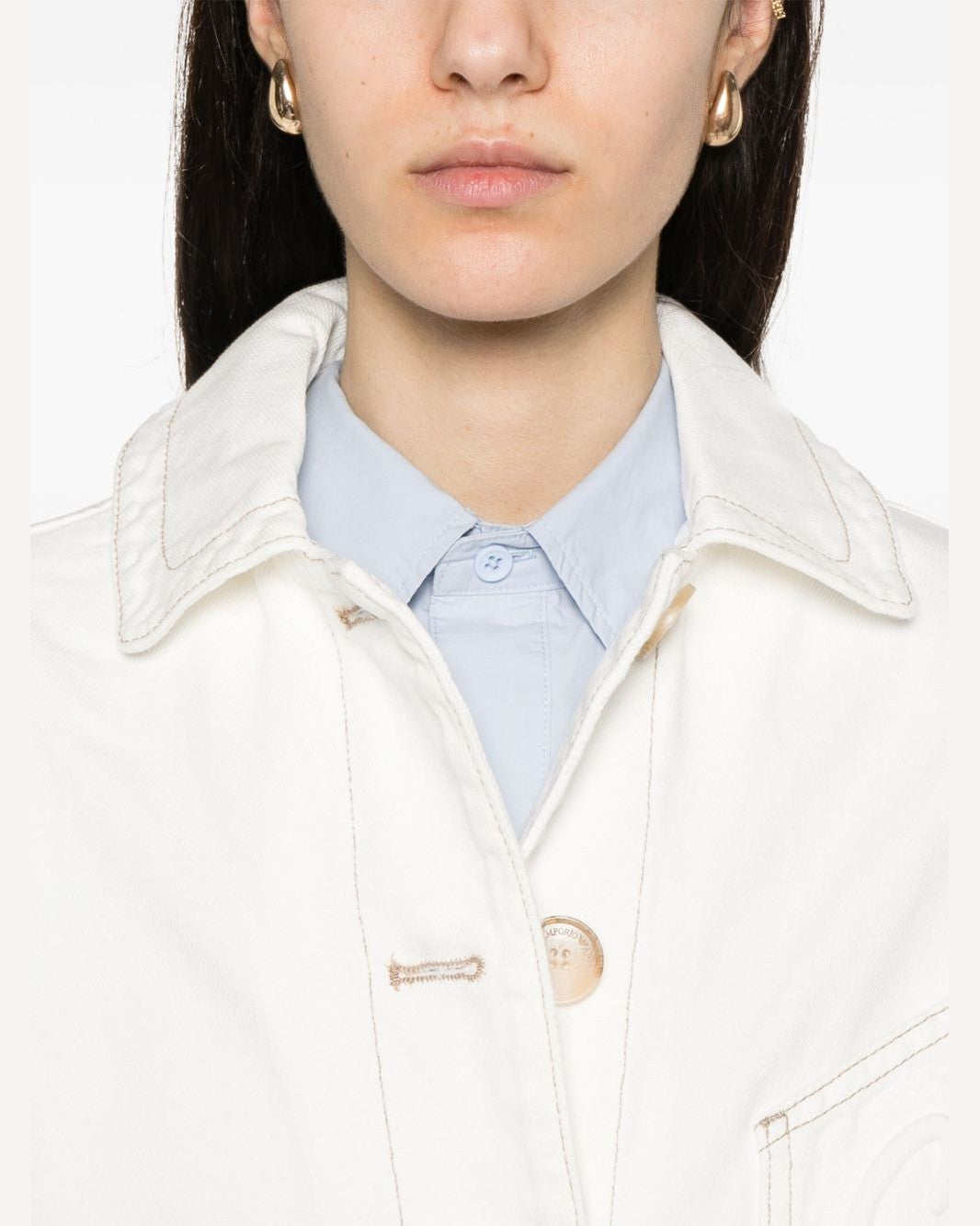 Emporio Armani Cotton Drill Blouson Glam Steals