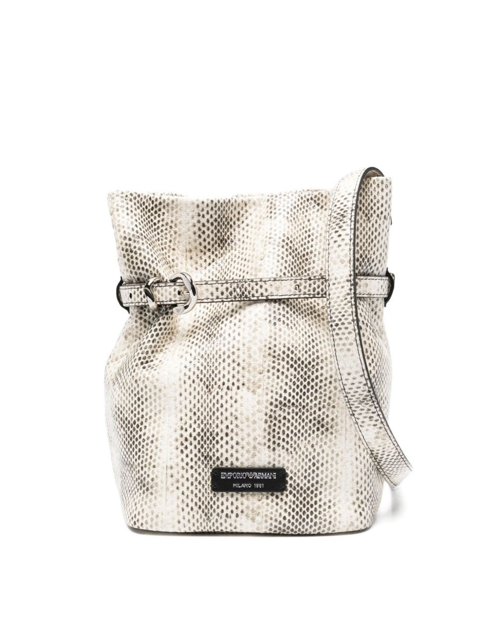 Emporio Armani Exclusive Leather Bucket Bag Glam Steals