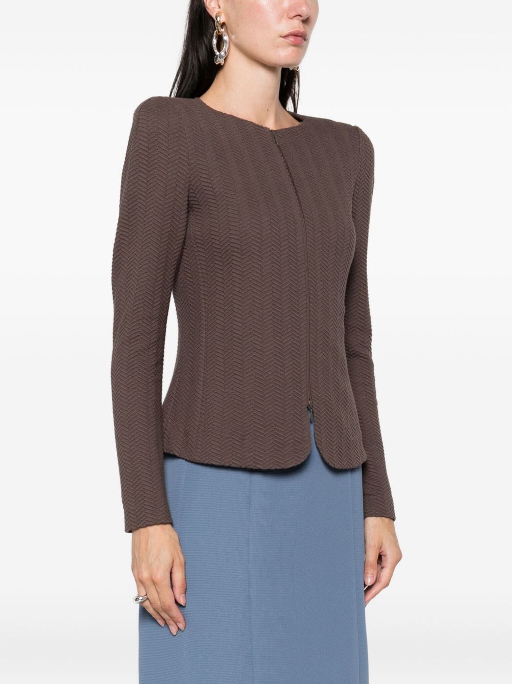 Emporio Armani Grey Jacket Dove Glam Steals