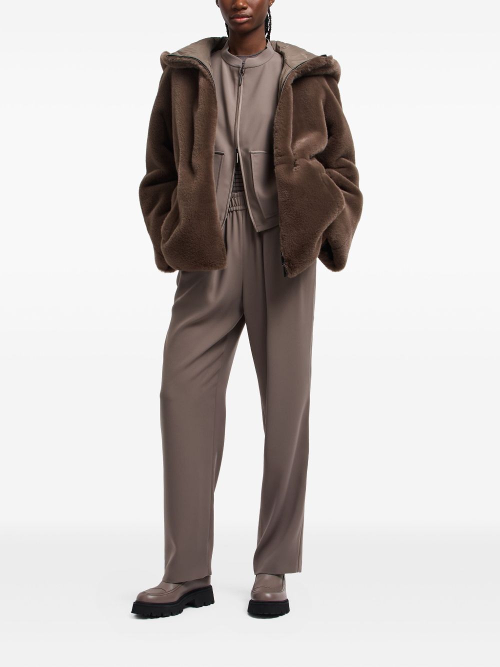 Emporio Armani Grey Trouser Dove Glam Steals