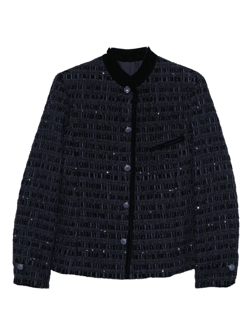 Emporio Armani Blue Jacket Glam Steals