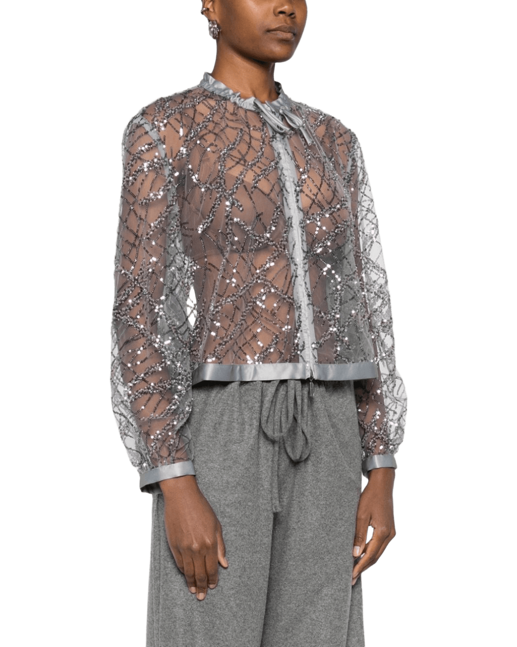 Emporio Armani Jackets Silver Glam Steals