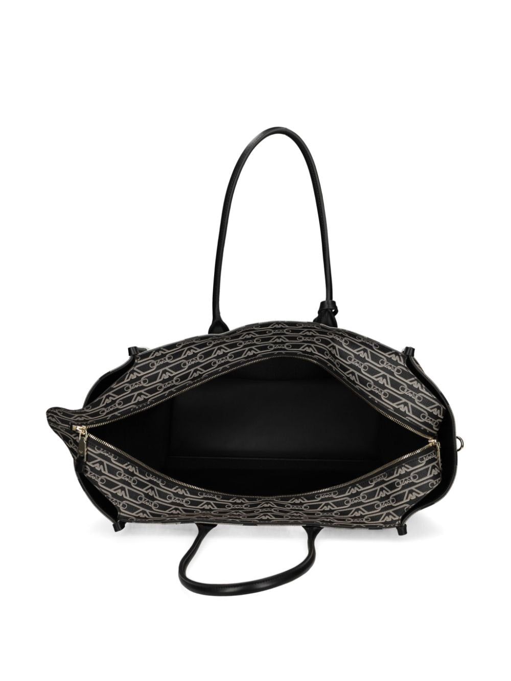 Emporio Armani Jacquard Logo Motif Tote Bag Glam Steals