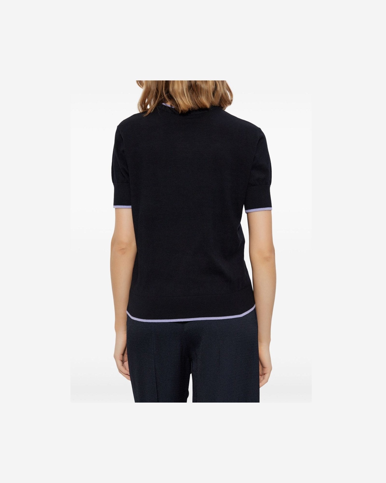 Emporio Armani Jumper with All Over Micro Eagle Embroidery Glam Steals