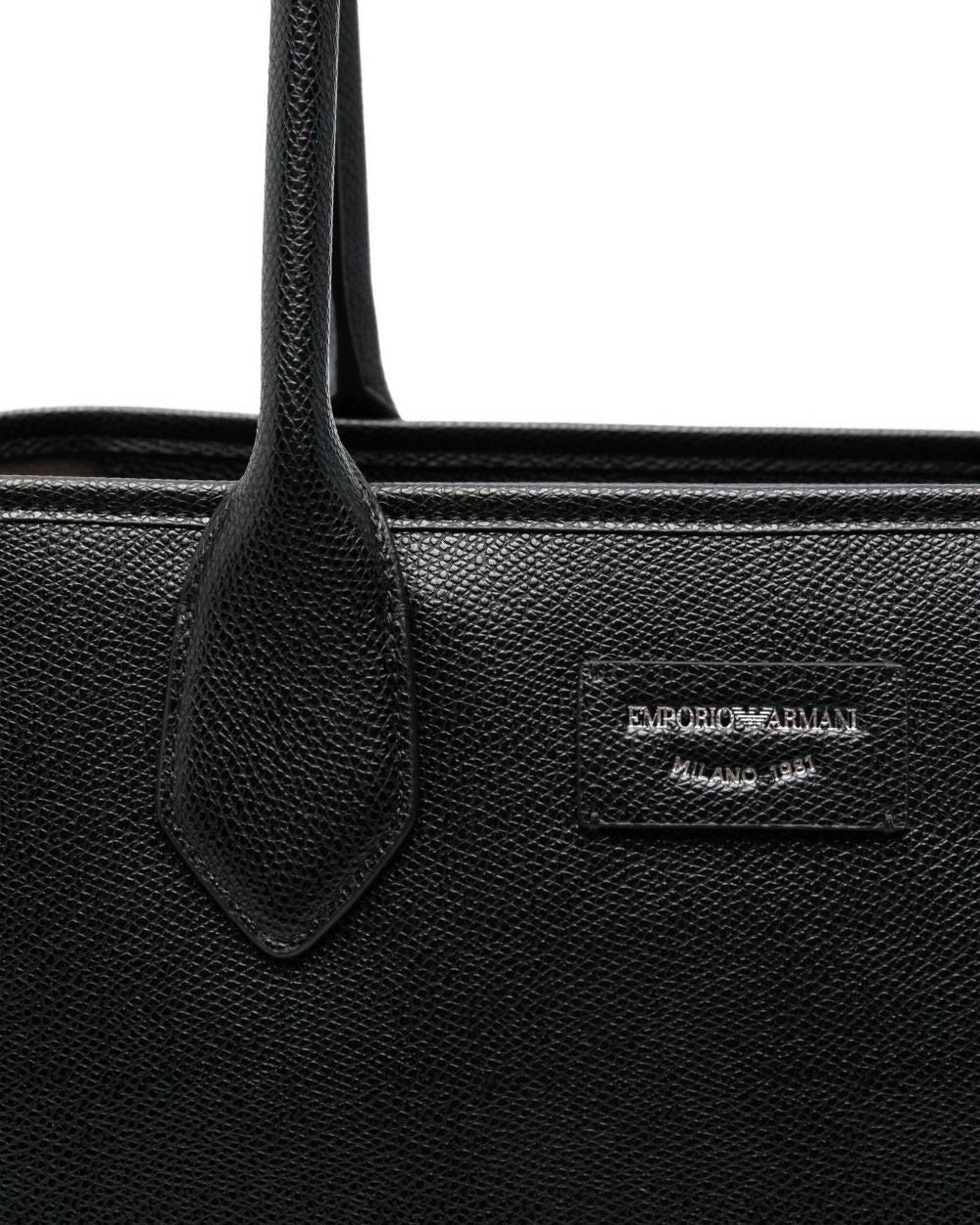 Emporio Armani Large Shopper with Palmellato Finish Glam Steals