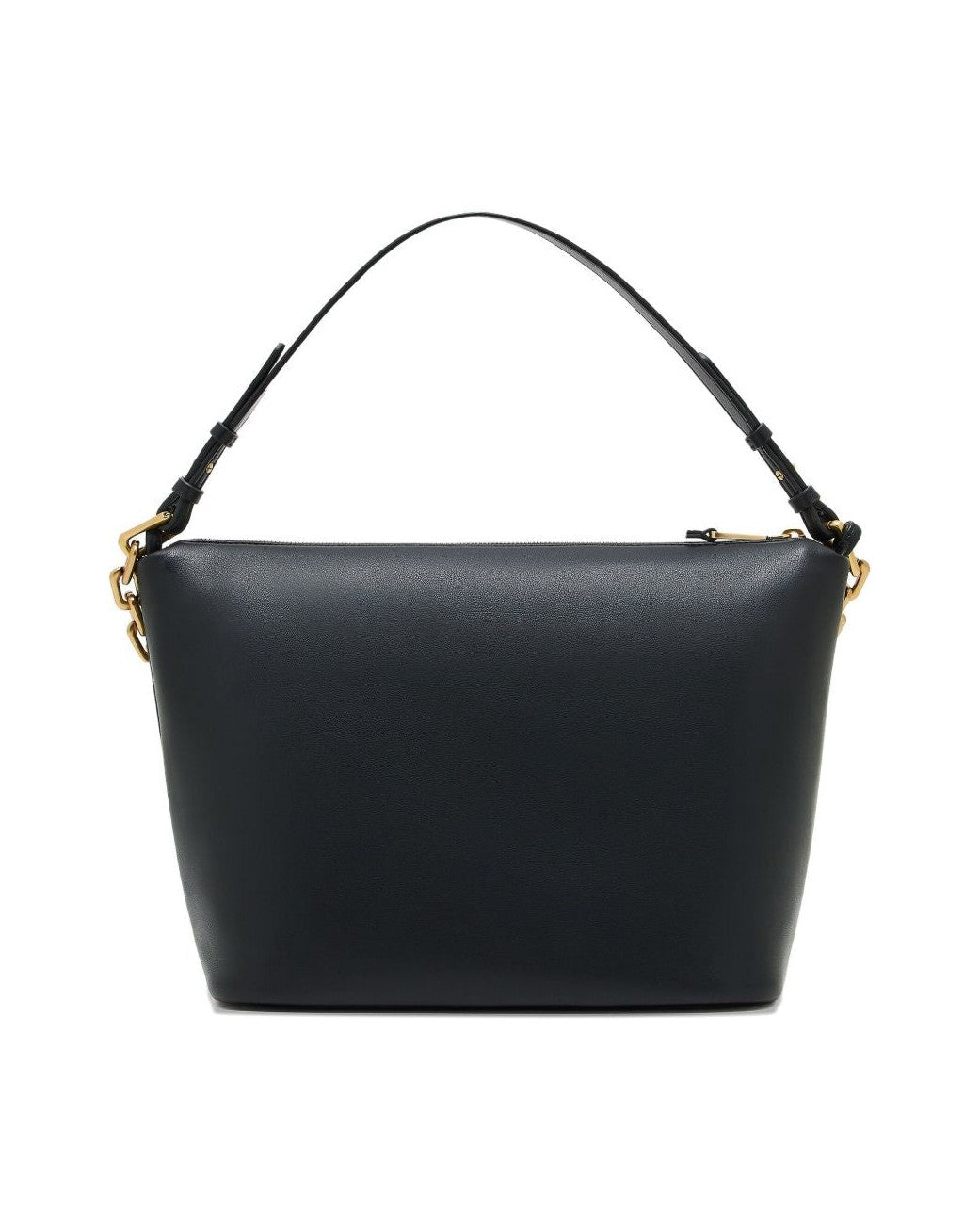 Emporio Armani Leather Medium Hobo Bag with Chain Glam Steals