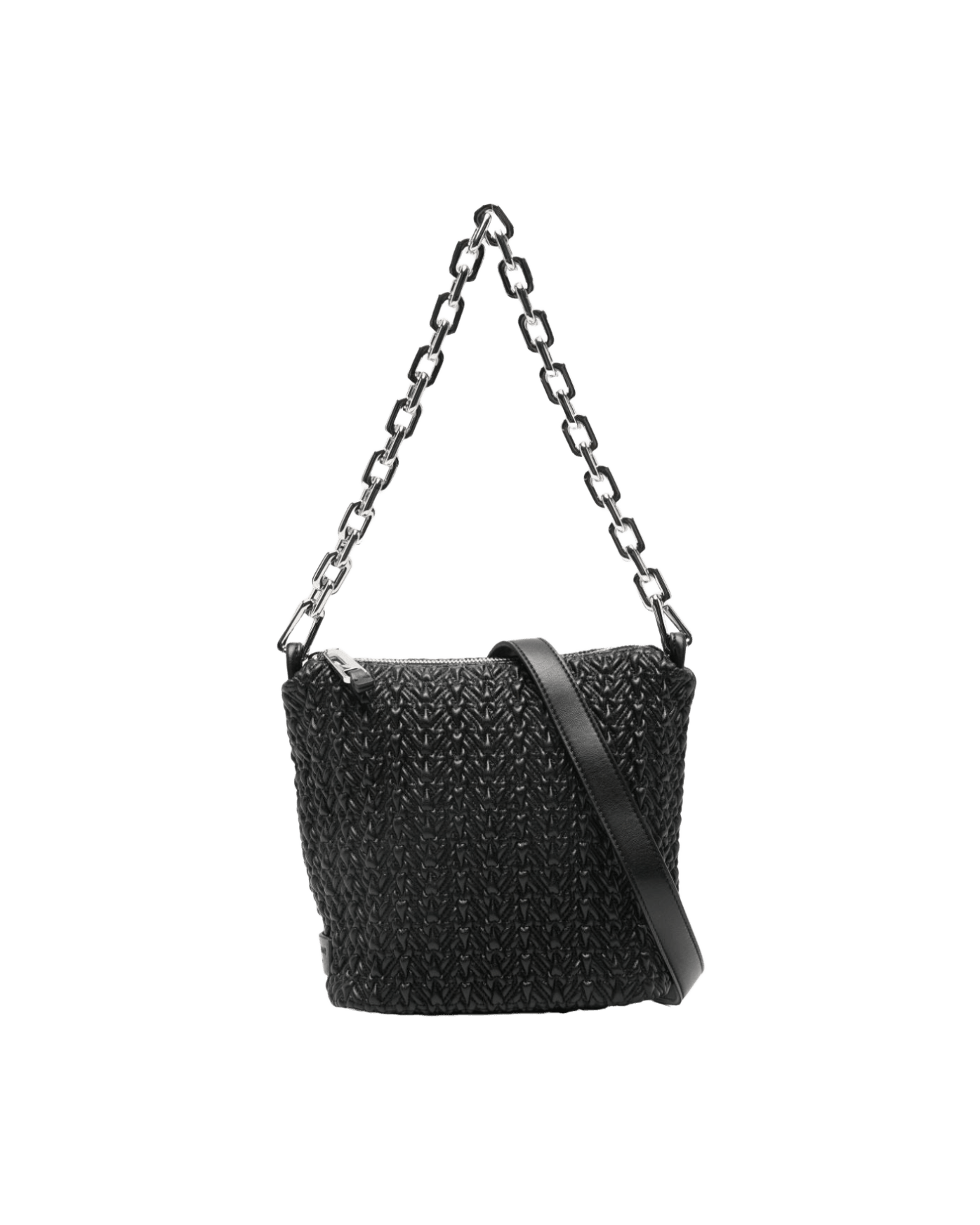 Emporio Armani Leather Small Hobo Bag in Embossed Glam Steals