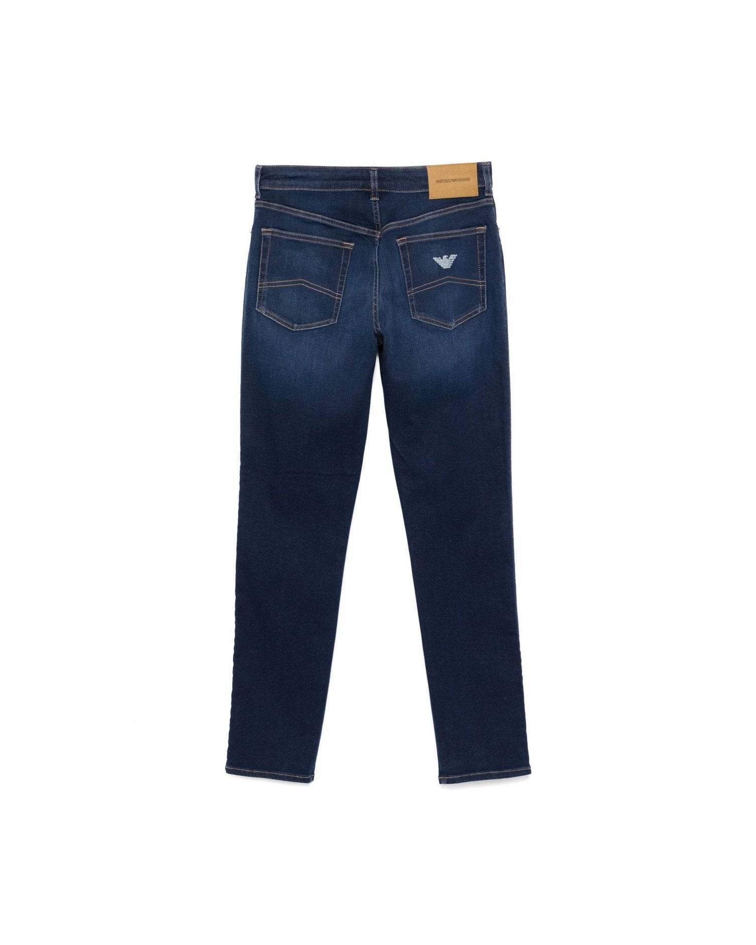 Emporio Armani Logo Patch Jeans Glam Steals