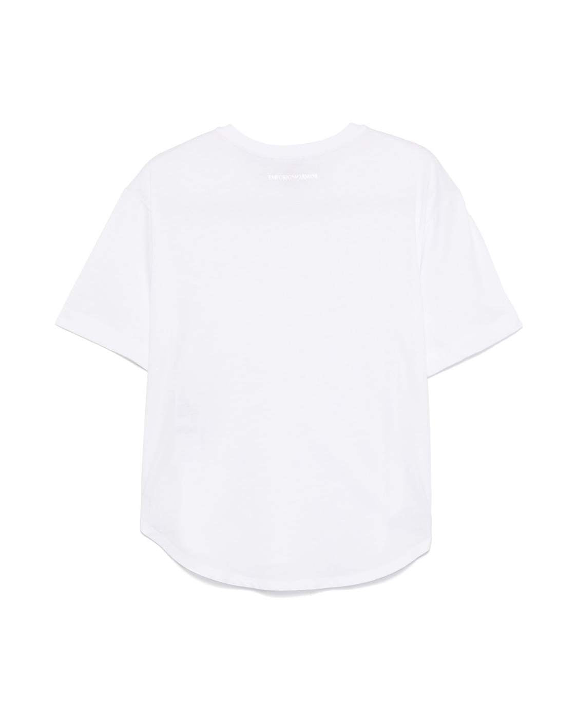 Emporio Armani Logo Print T-shirt Glam Steals