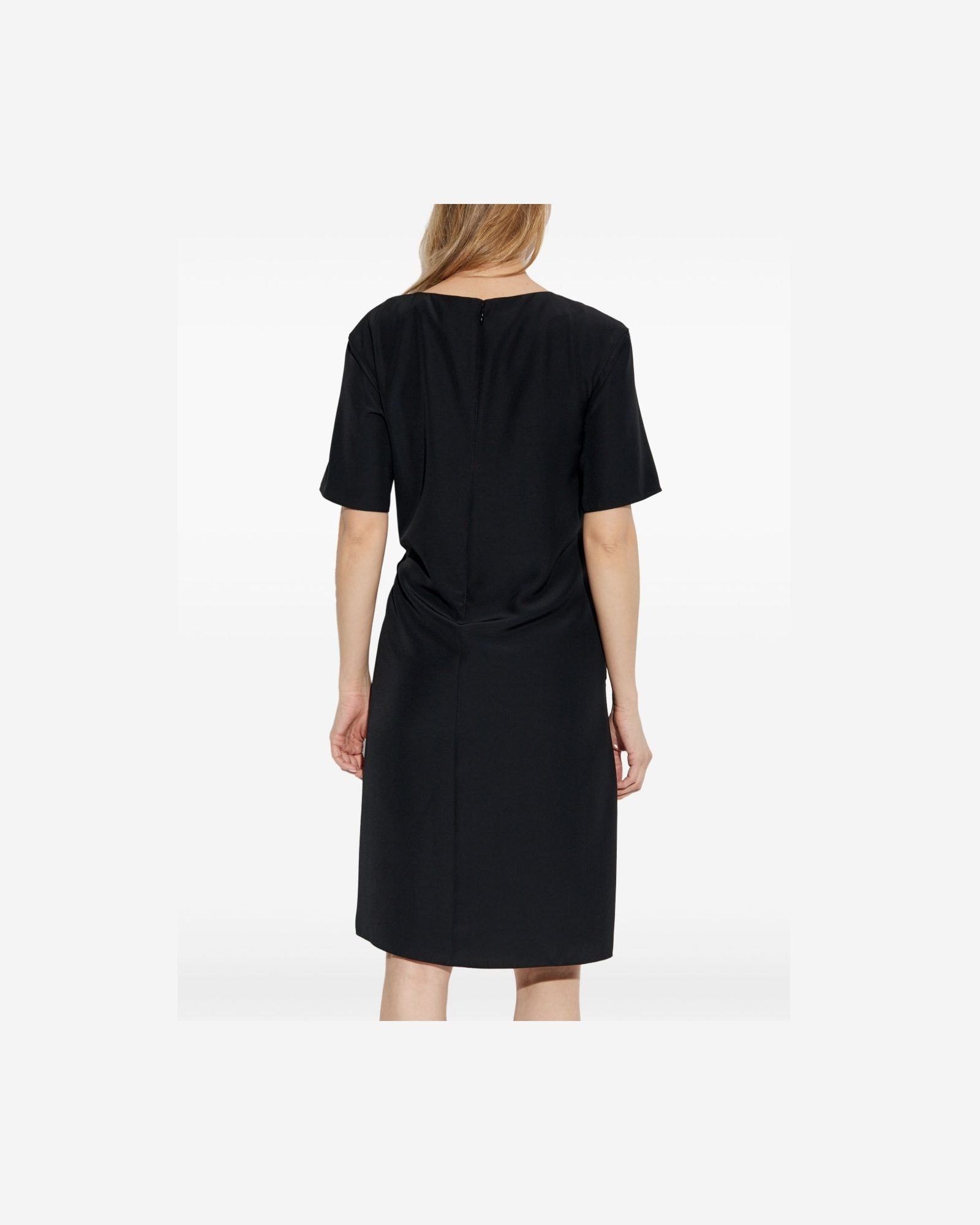 Emporio Armani Midi Dress with Waist Knot Glam Steals