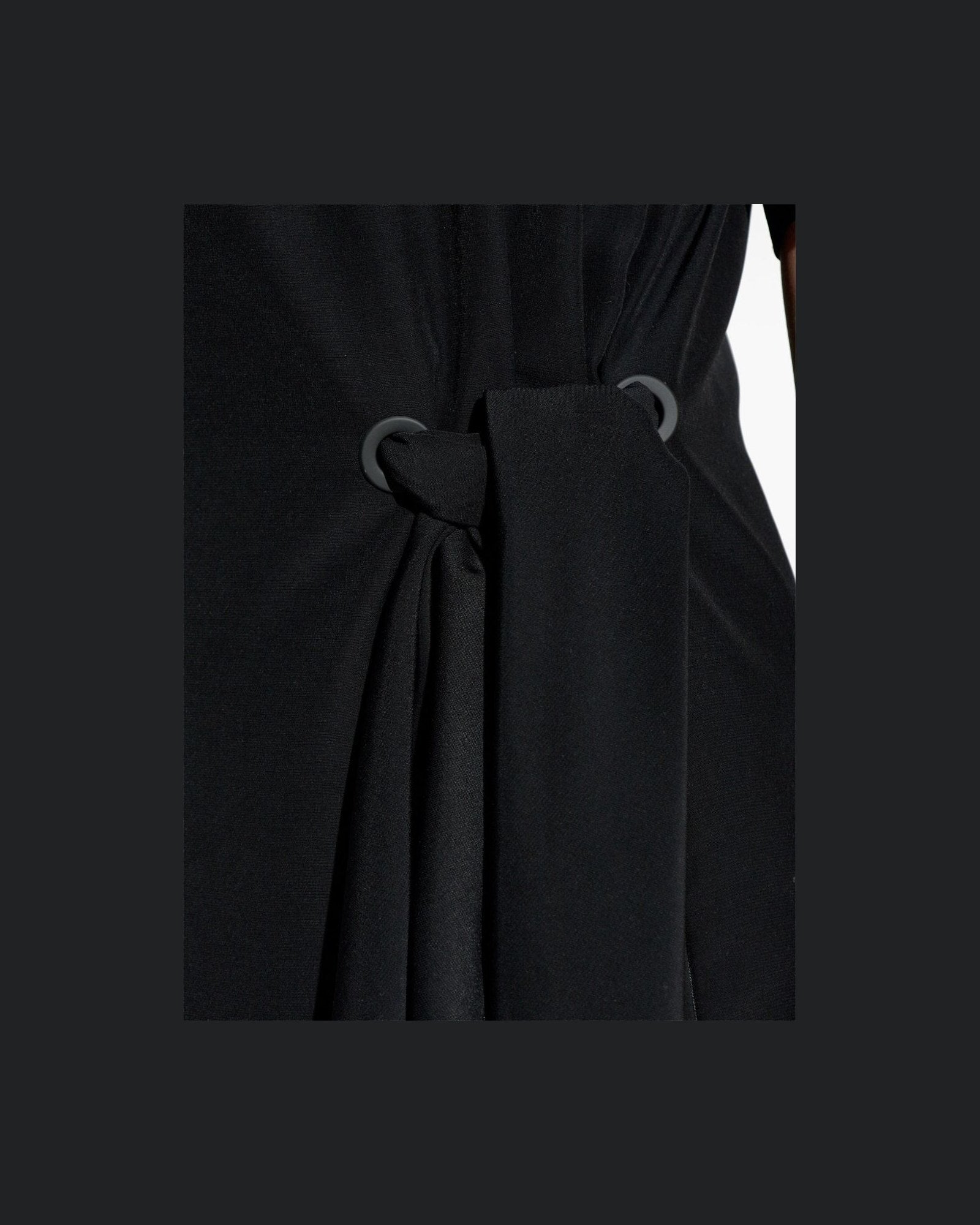 Emporio Armani Midi Dress with Waist Knot Glam Steals