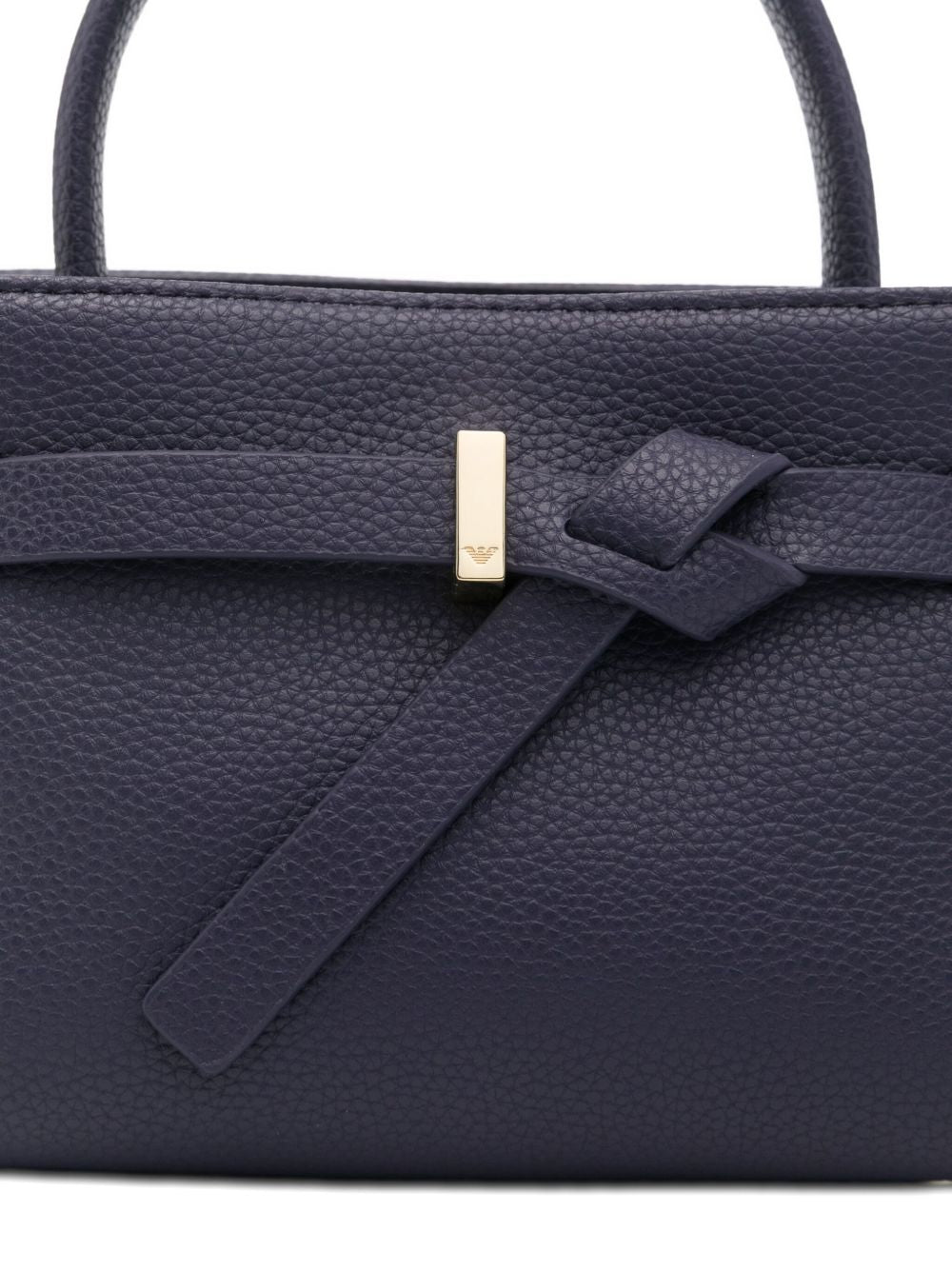 Emporio Armani Mini Knotted Detail Tote Bag Glam Steals