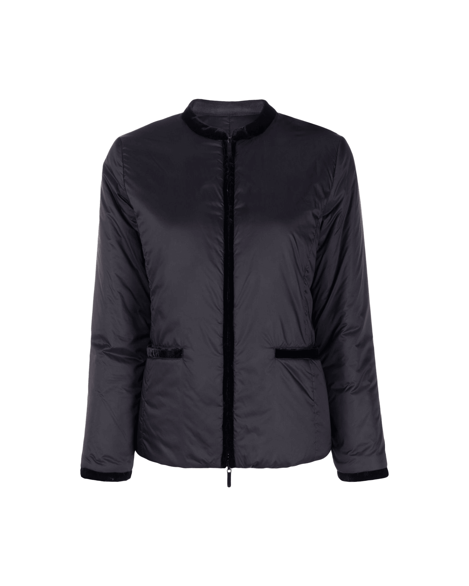 Emporio Armani Nylon Reversible Guru Collared Jacket Glam Steals