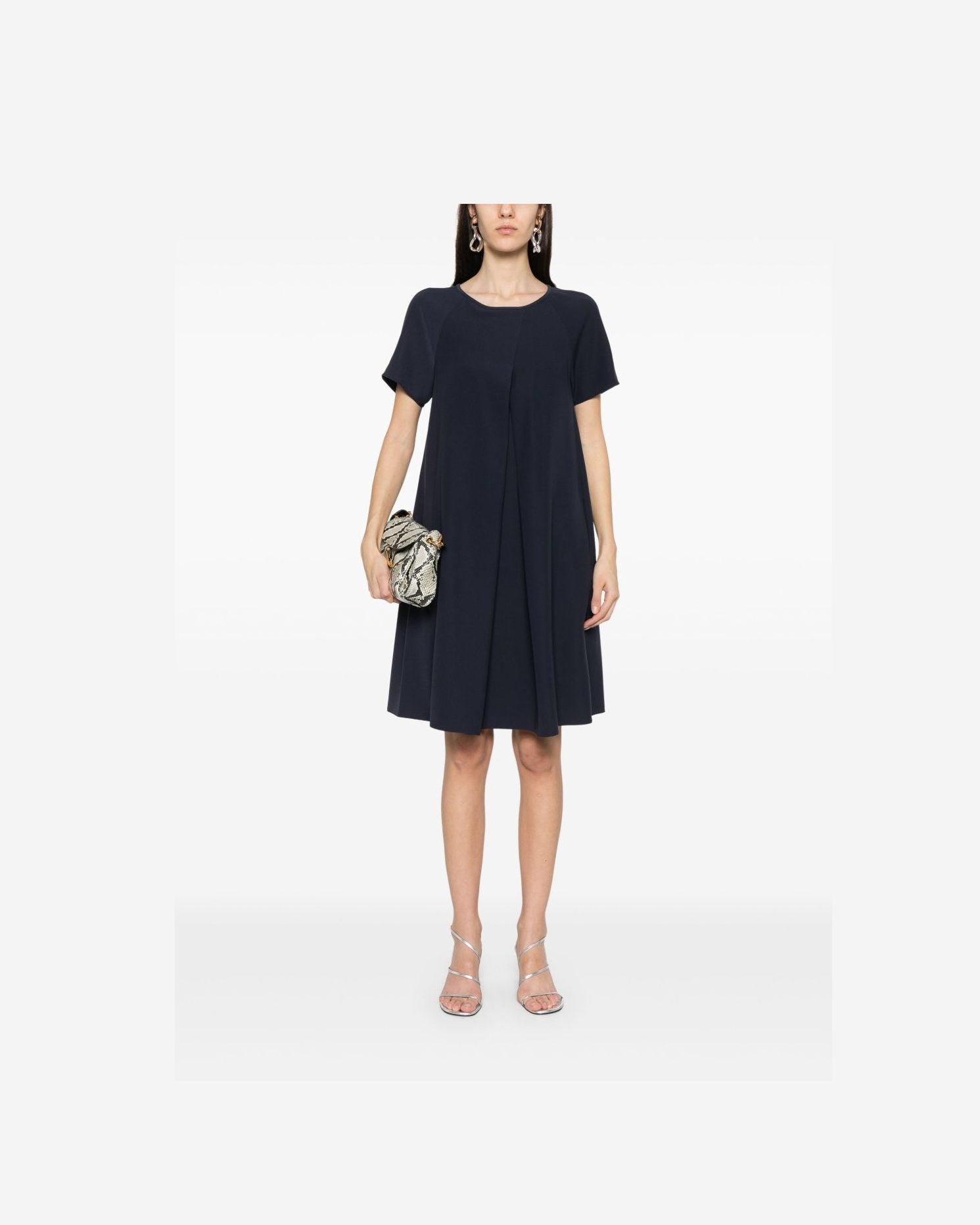 Emporio Armani Short Crew Neck Dress Glam Steals