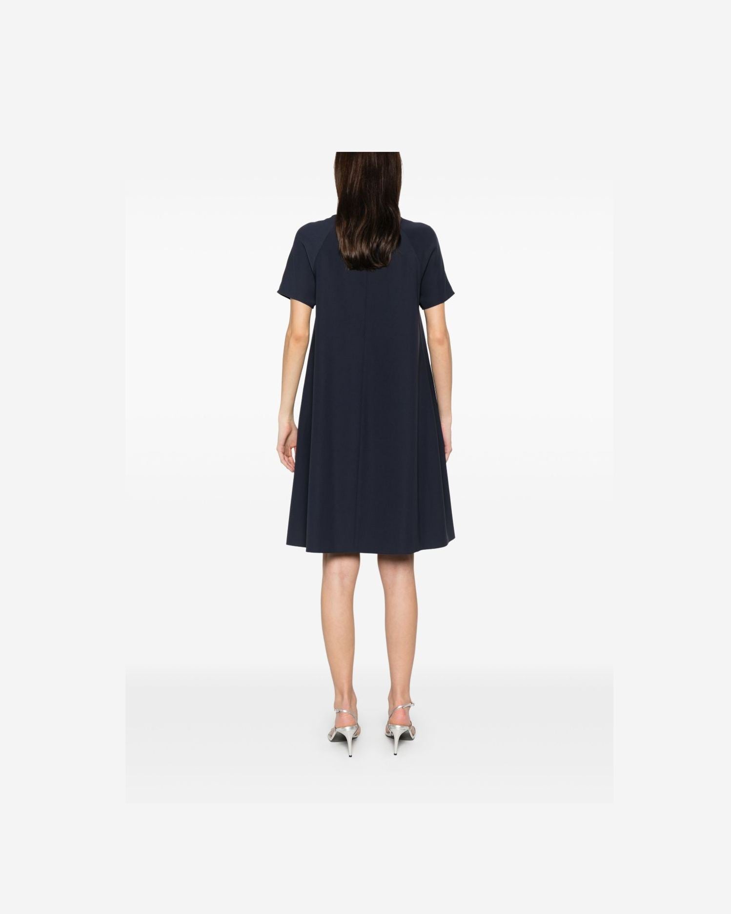 Emporio Armani Short Crew Neck Dress Glam Steals