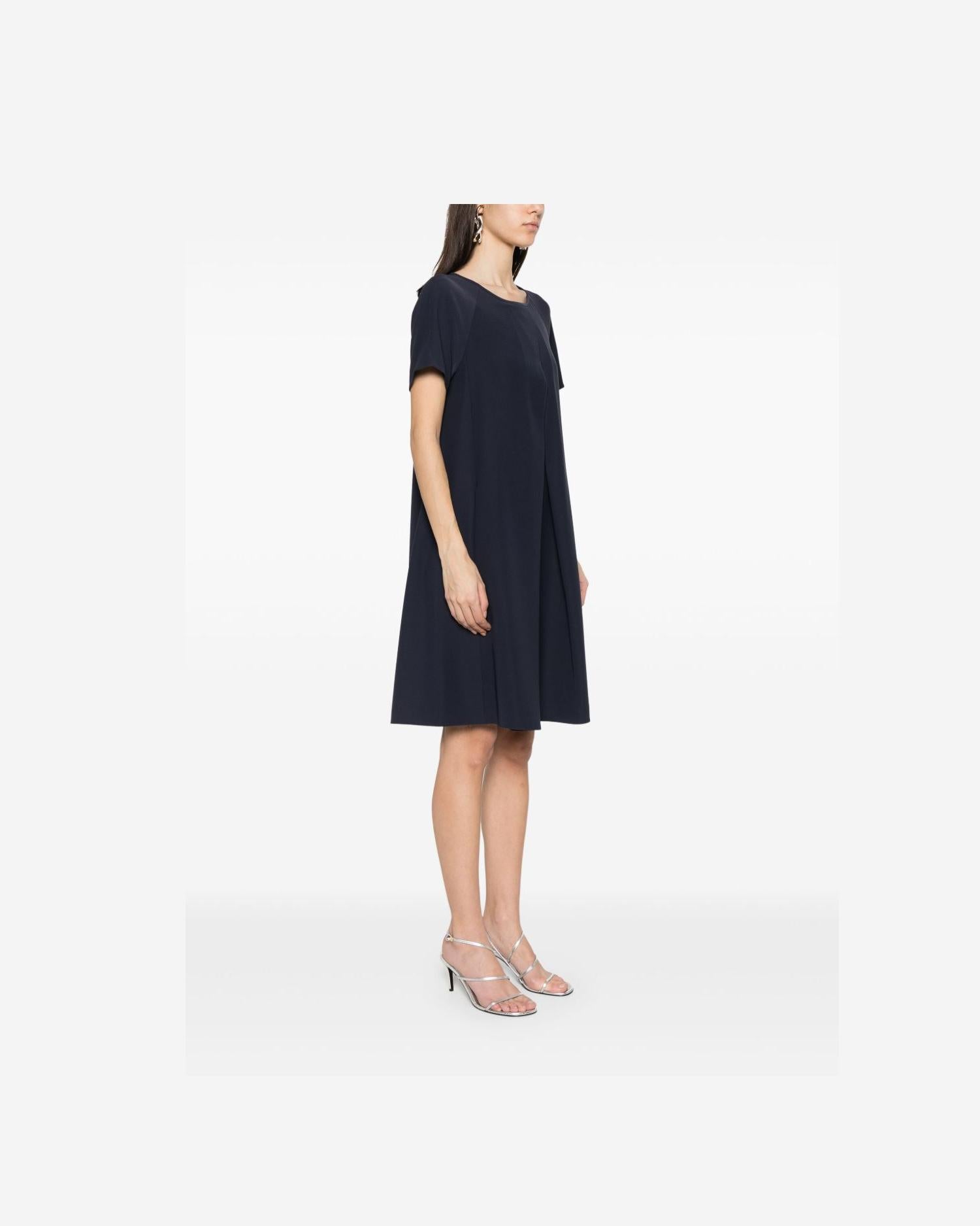 Emporio Armani Short Crew Neck Dress Glam Steals