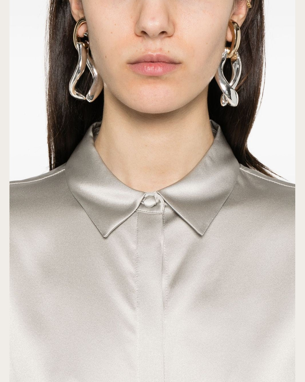 Emporio Armani Silk Shirt Glam Steals