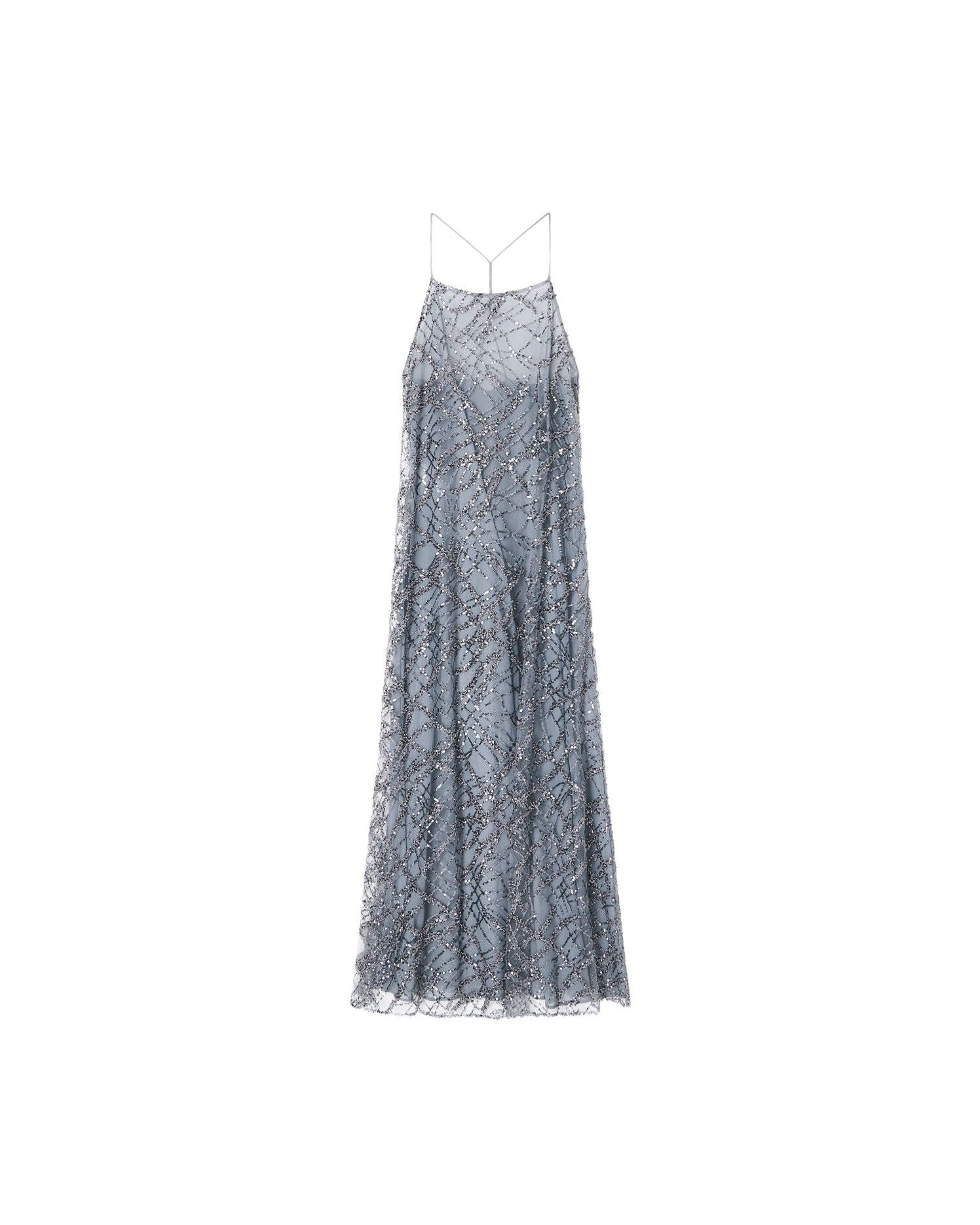 Emporio Armani Silver Dress Glam Steals