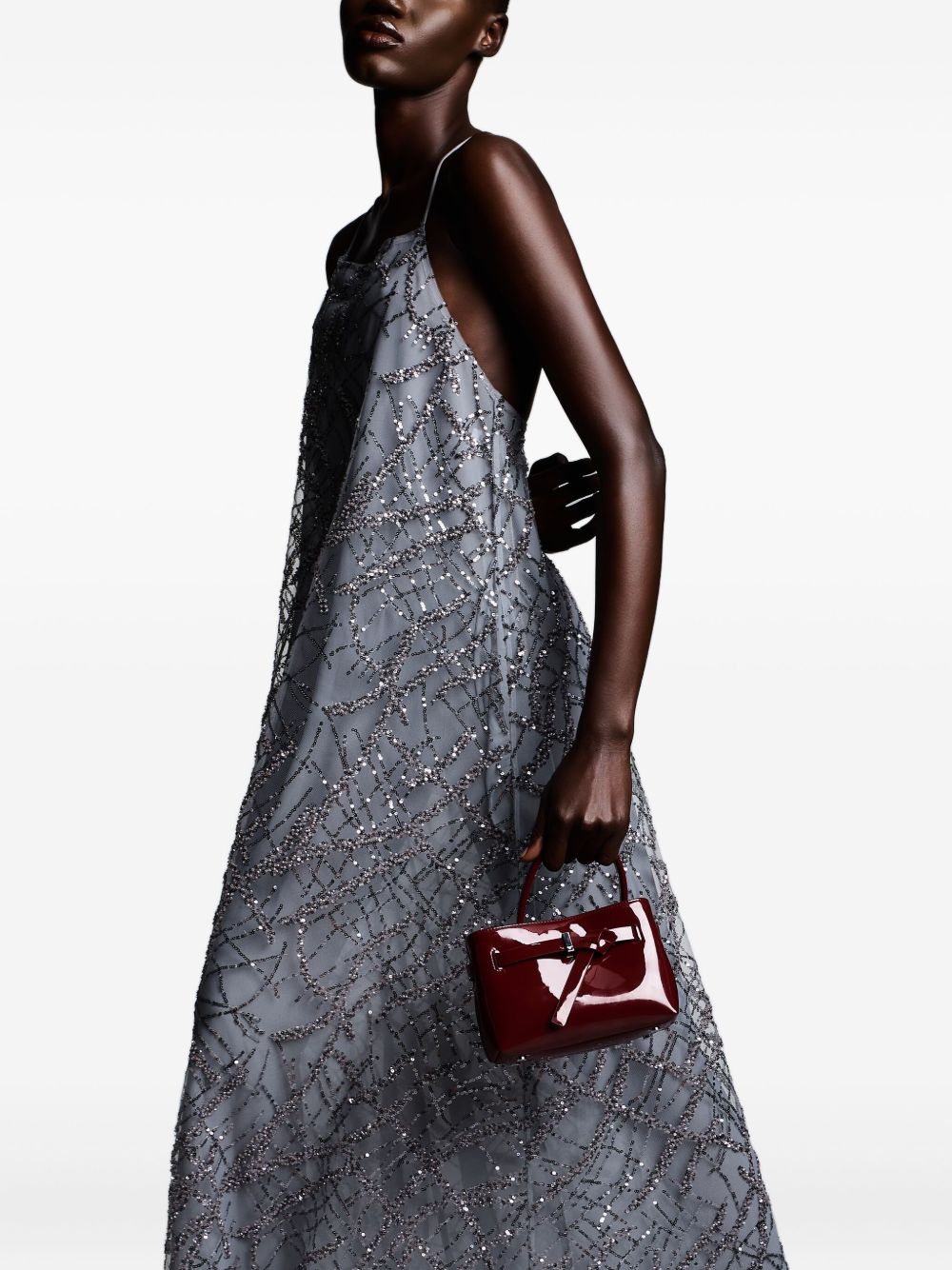 Emporio Armani Silver Dress Glam Steals