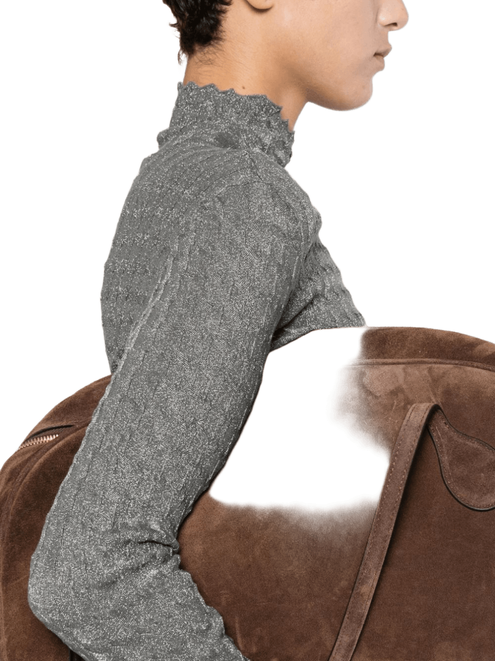 Emporio Armani Silver Sweater Glam Steals