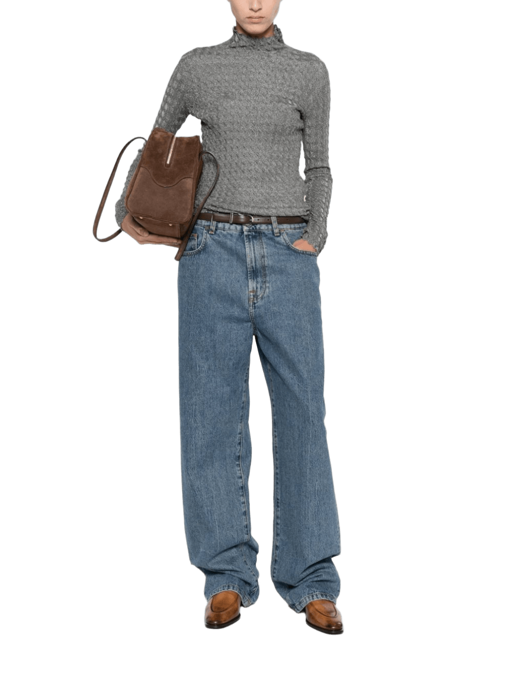 Emporio Armani Silver Sweater Glam Steals