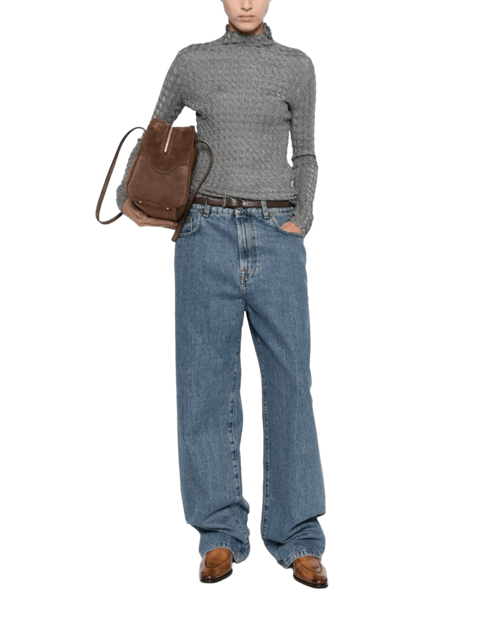 Emporio Armani Silver Sweater Glam Steals