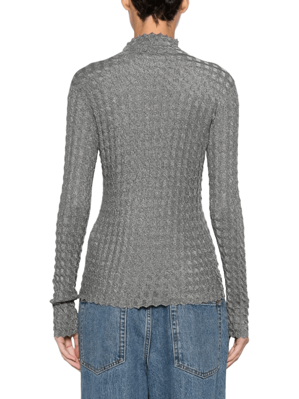 Emporio Armani Silver Sweater Glam Steals