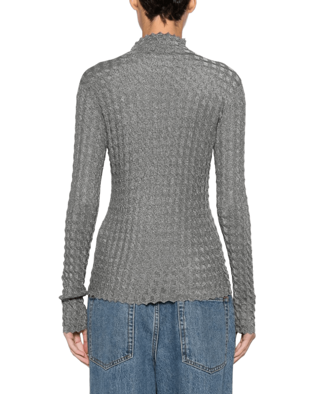 Emporio Armani Silver Sweater Glam Steals
