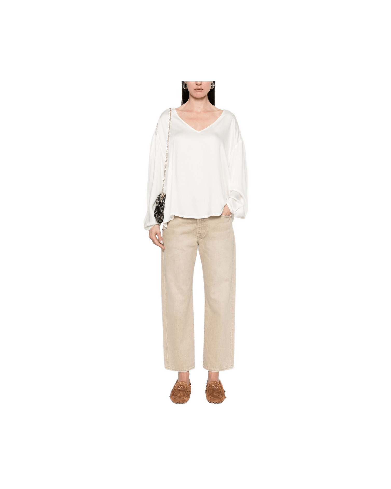Emporio Armani White Blouse Glam Steals