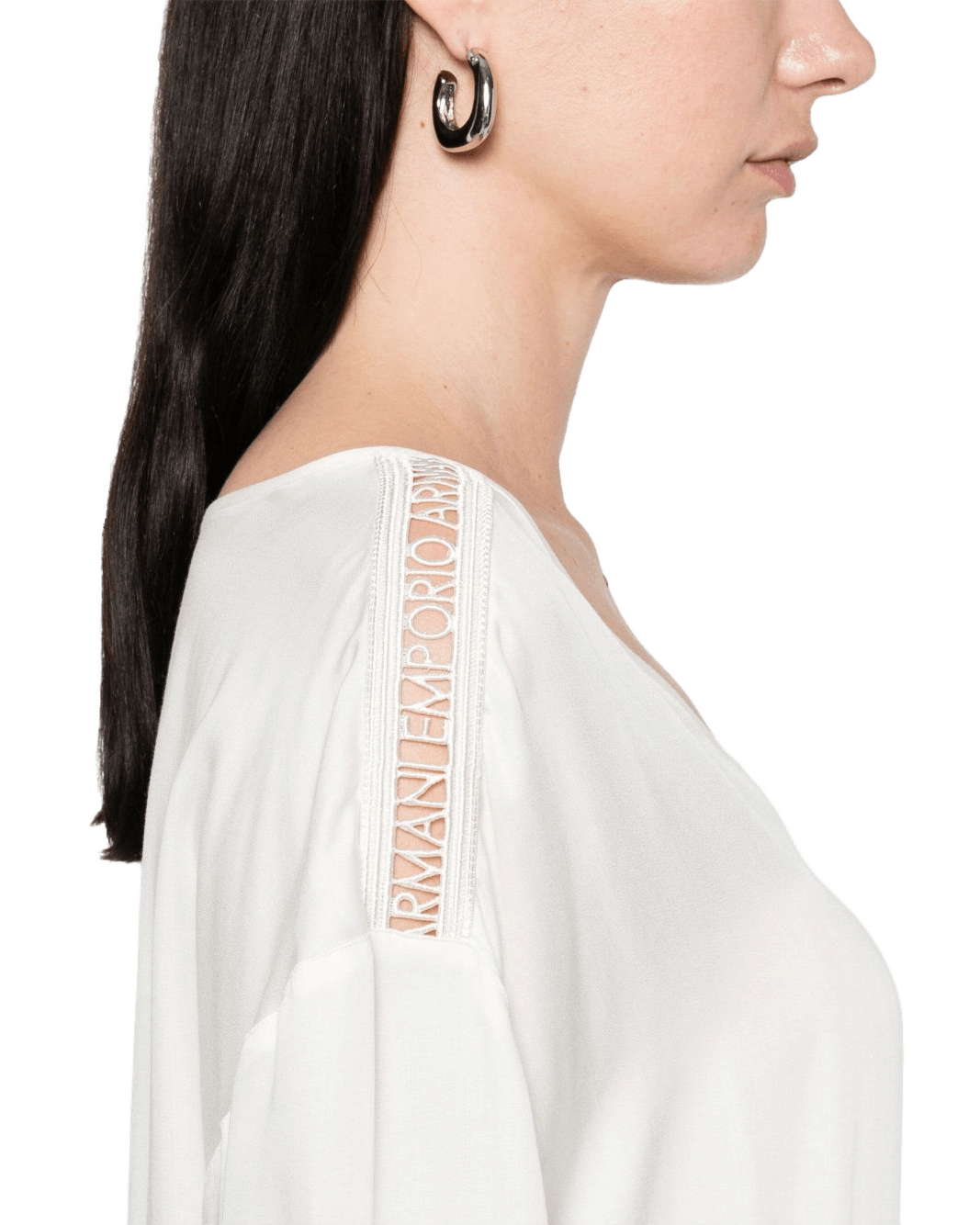 Emporio Armani White Blouse Glam Steals