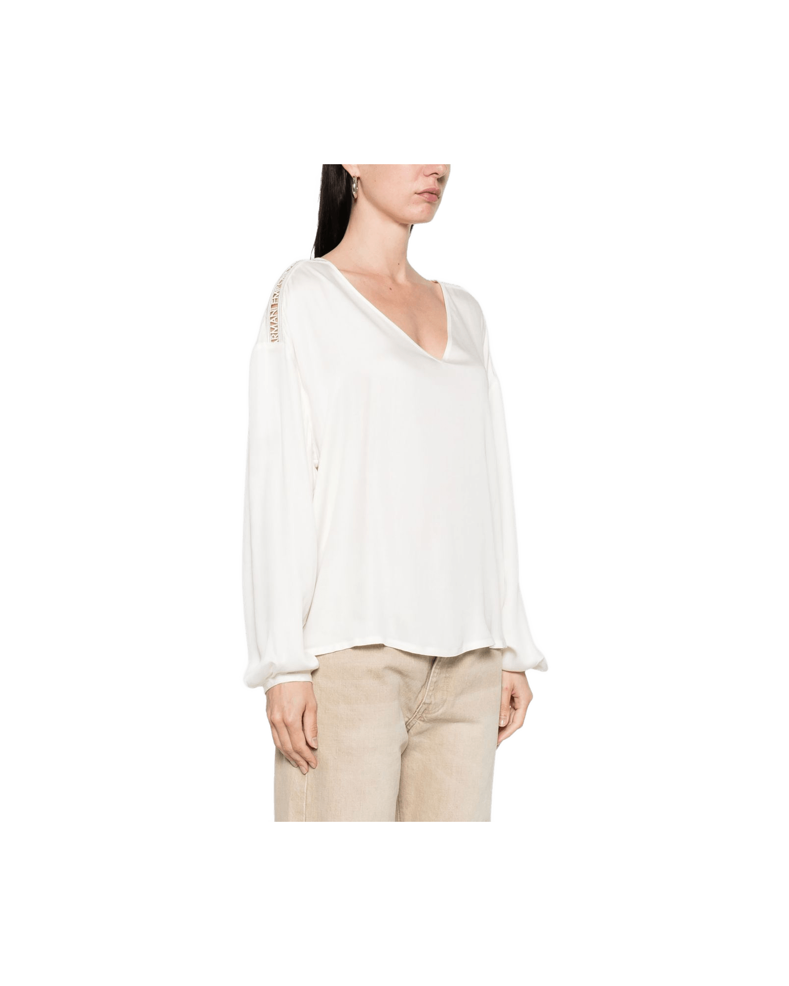 Emporio Armani White Blouse Glam Steals