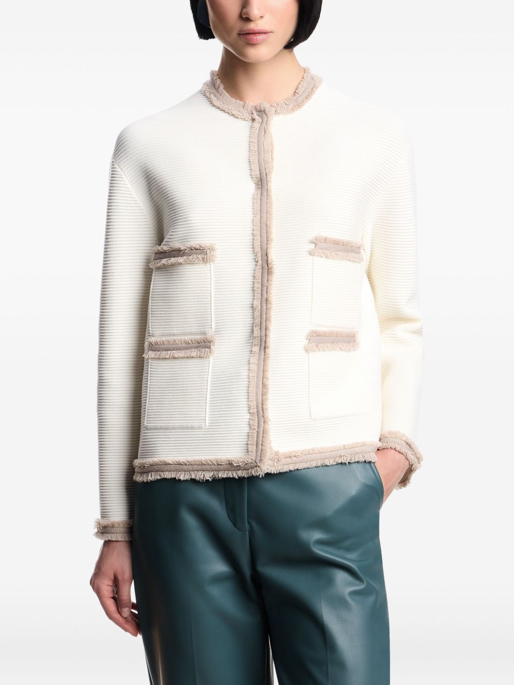 Emporio Armani White Jacket Glam Steals