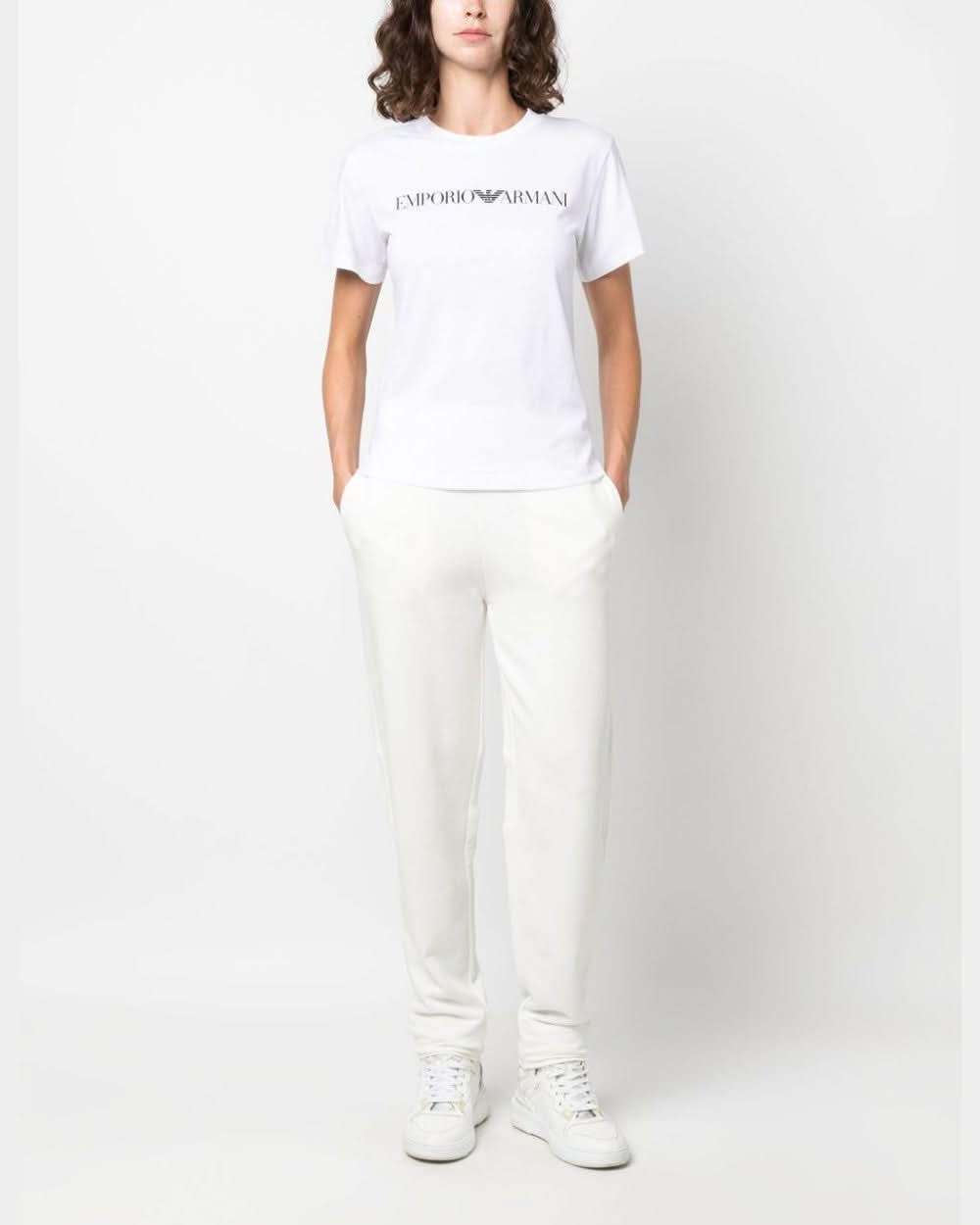 Emporio Armani White T-shirt Polo Topwear