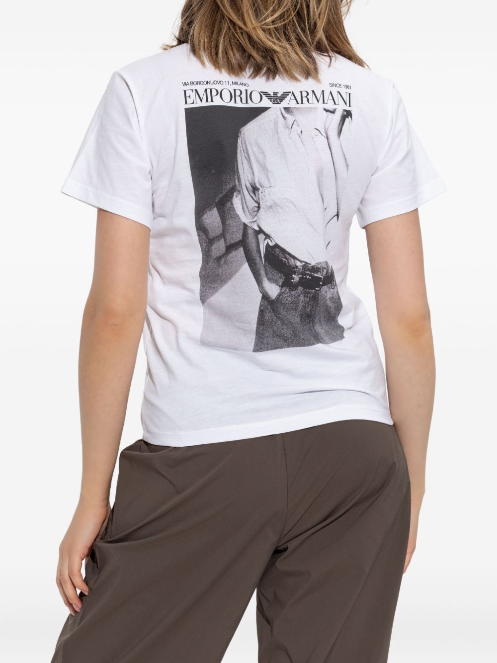 Emporio Armani White T-shirt and Polo Glam Steals