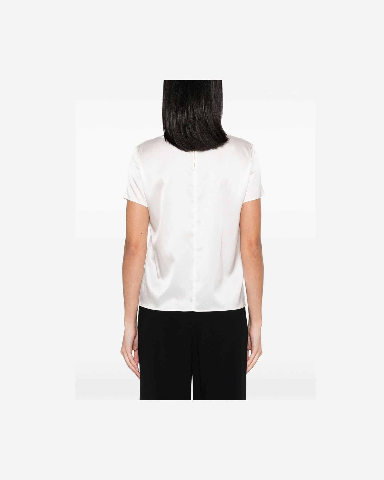 Emporio Armani White Top Glam Steals