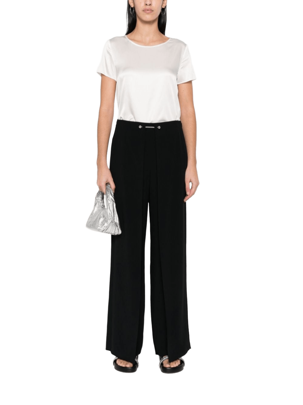 Emporio Armani White Top Glam Steals