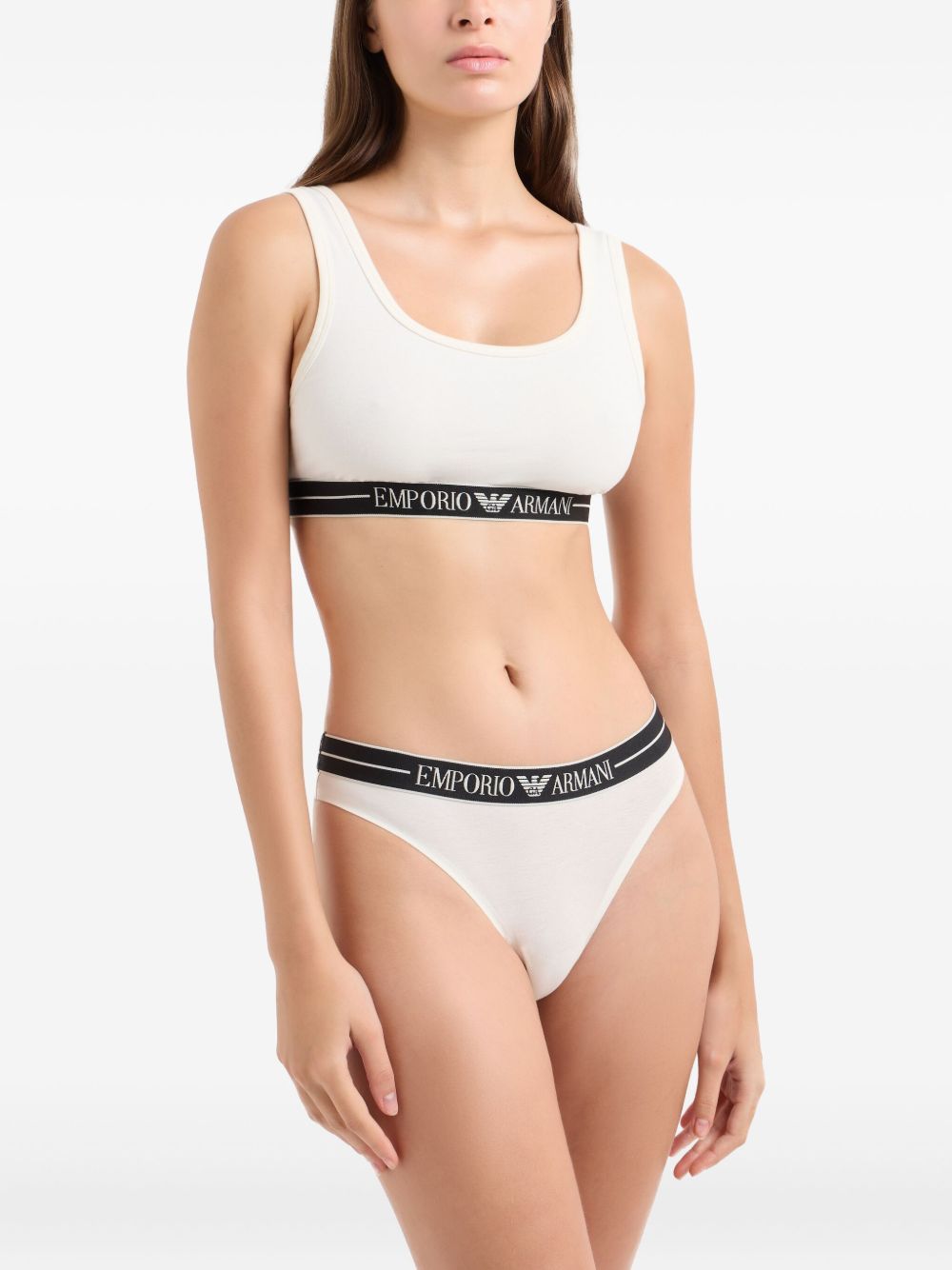 Emporio Armani White Underwear Glam Steals
