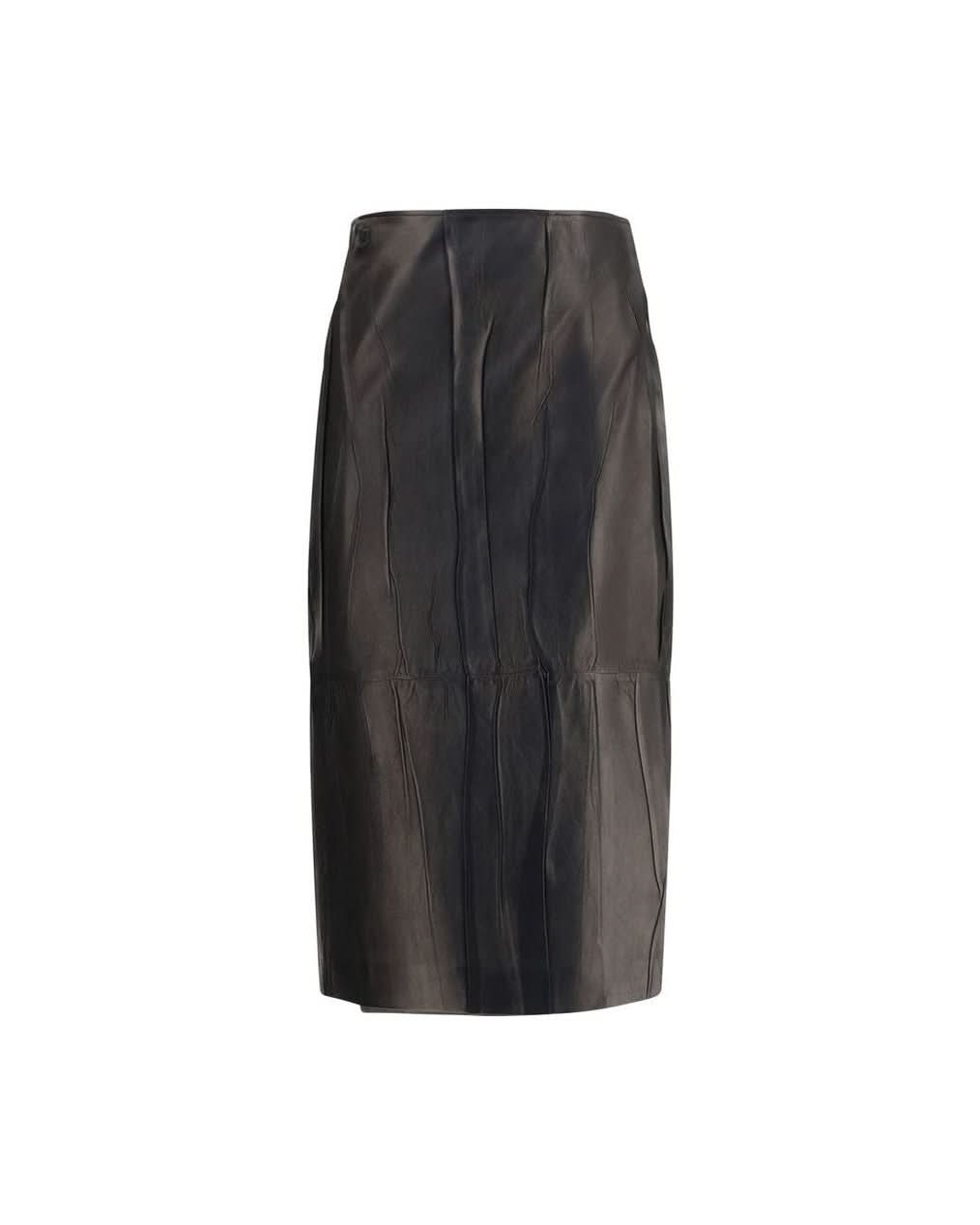 Ermanno Scervino Black Midi Skirt Glam Steals