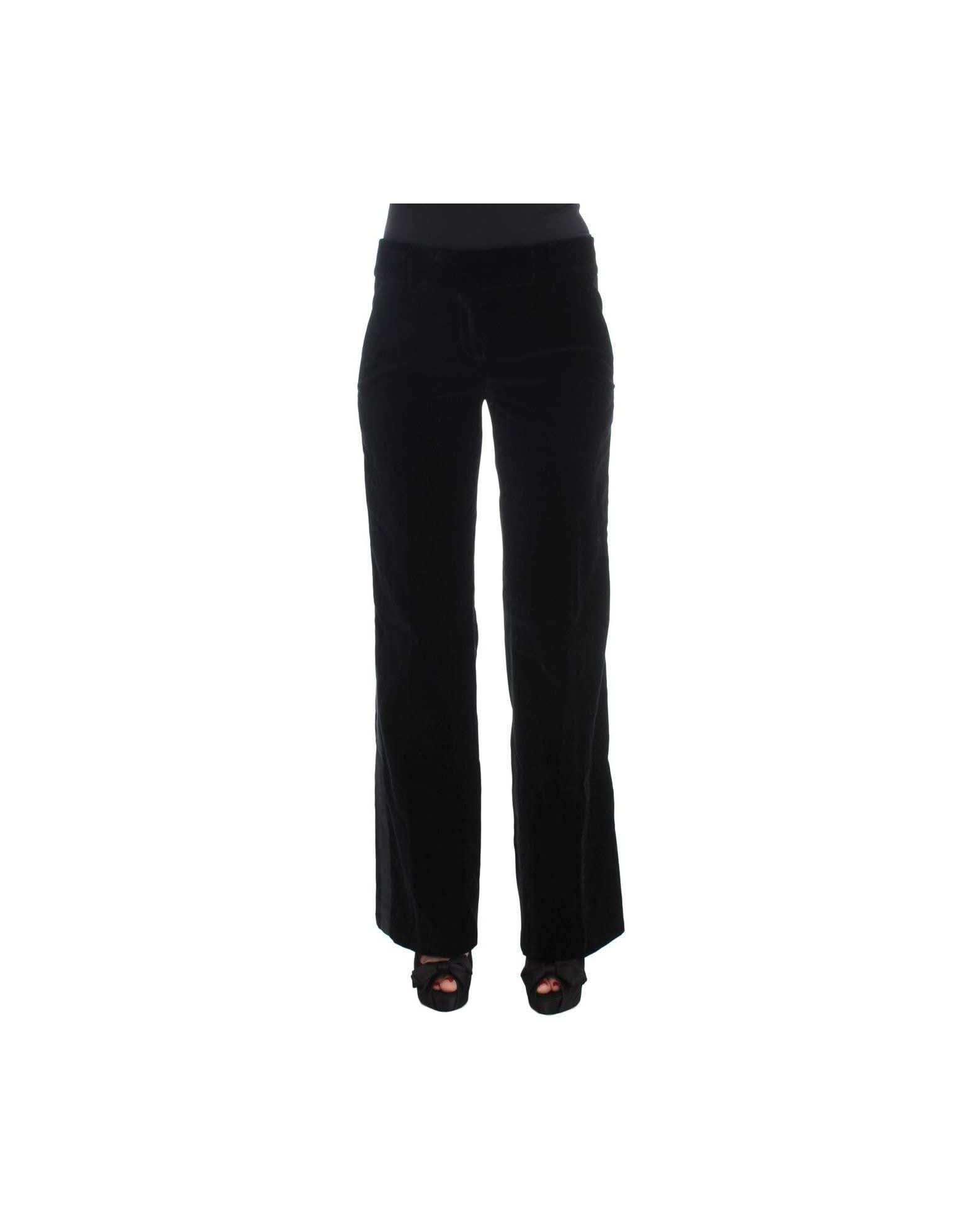 Ermanno Scervino Black Viscose Pant