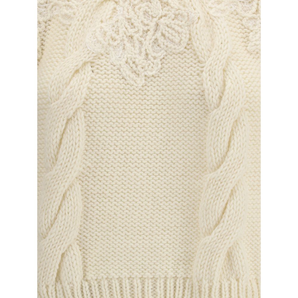 Ermanno Scervino Embroidery Sweater Glam Steals