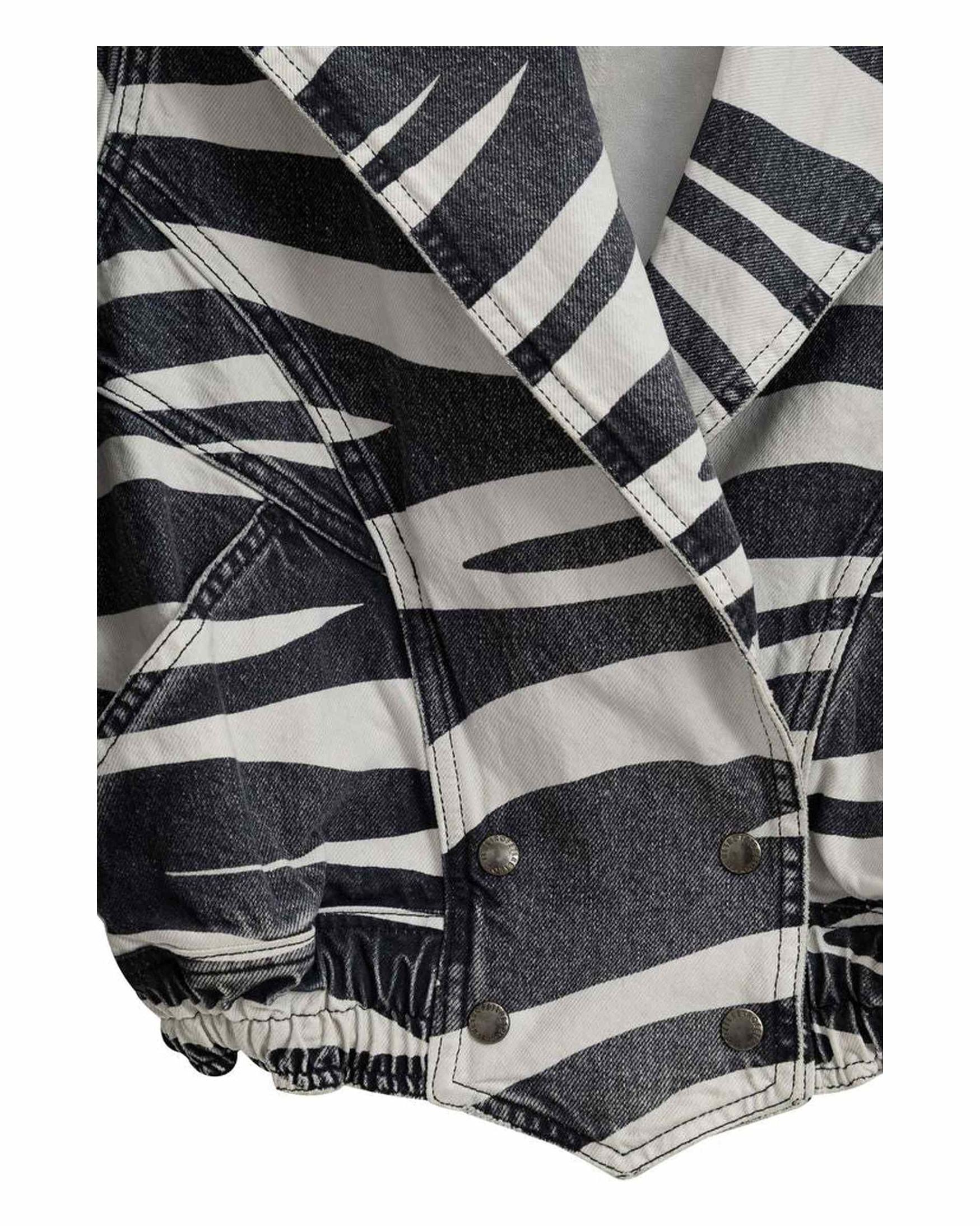 Etro Black And White Cotton Retrofête Blazer Glam Steals
