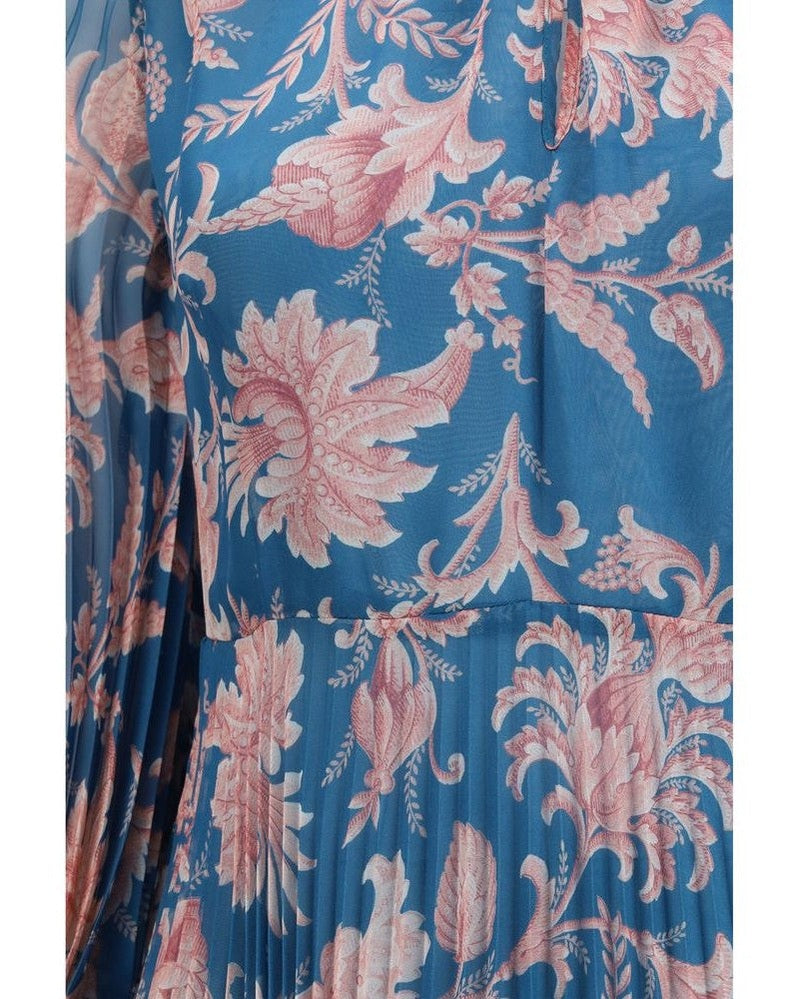 Etro Blue Polyester Casual Dress Glam Steals