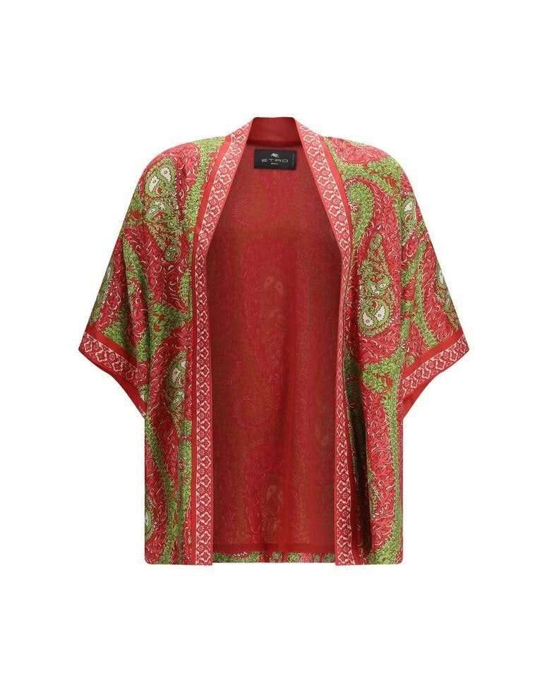 Etro Multicolor Silk Cloacks