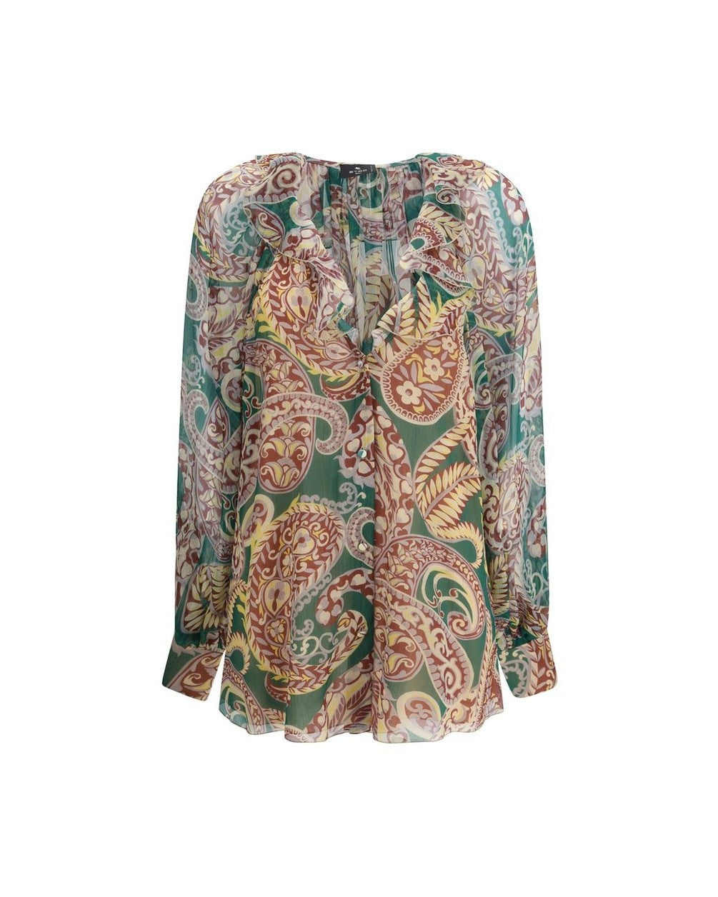Etro Silk Crepon Shirt Glam Steals