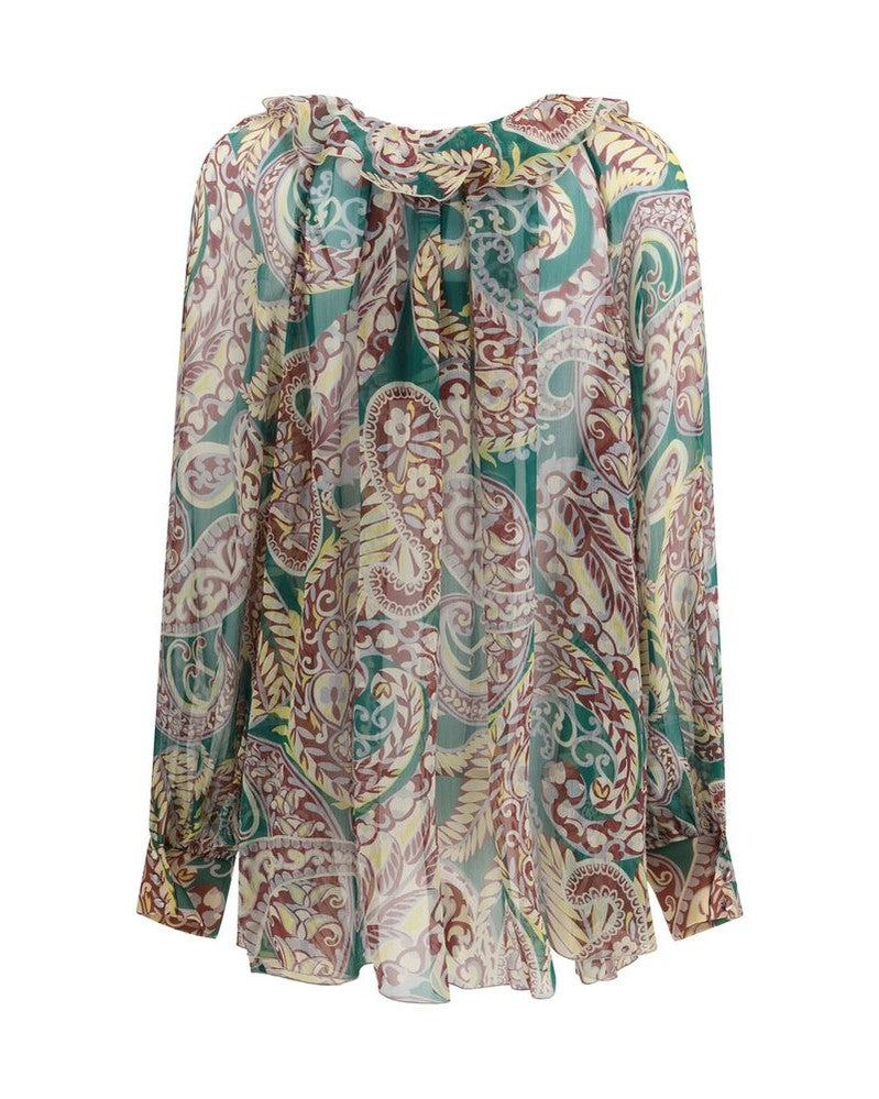 Etro Silk Crepon Shirt Glam Steals