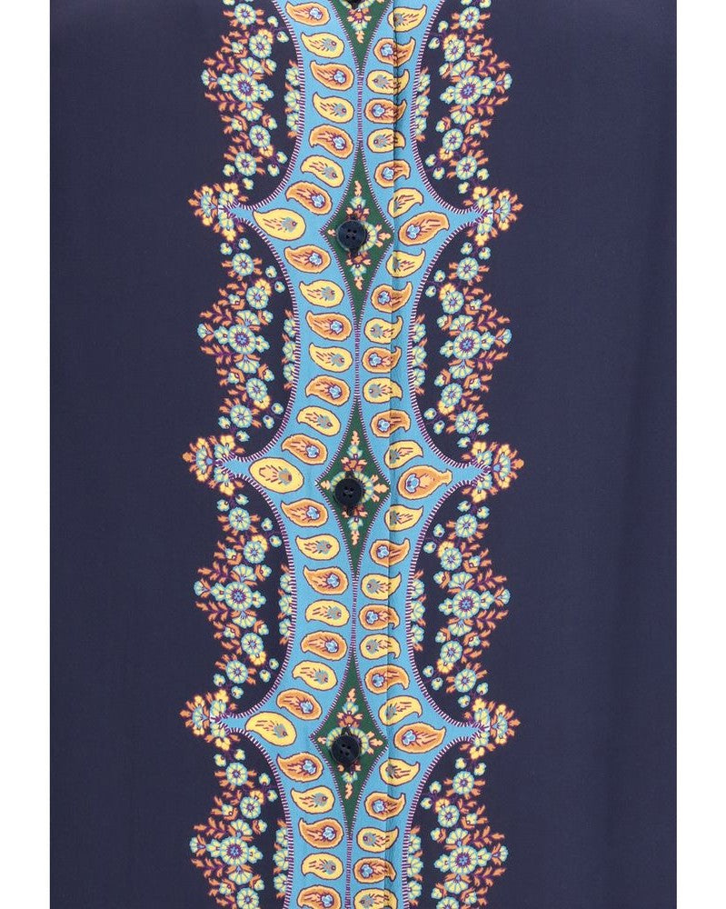Etro Silk Shirt Paisley Print Glam Steals