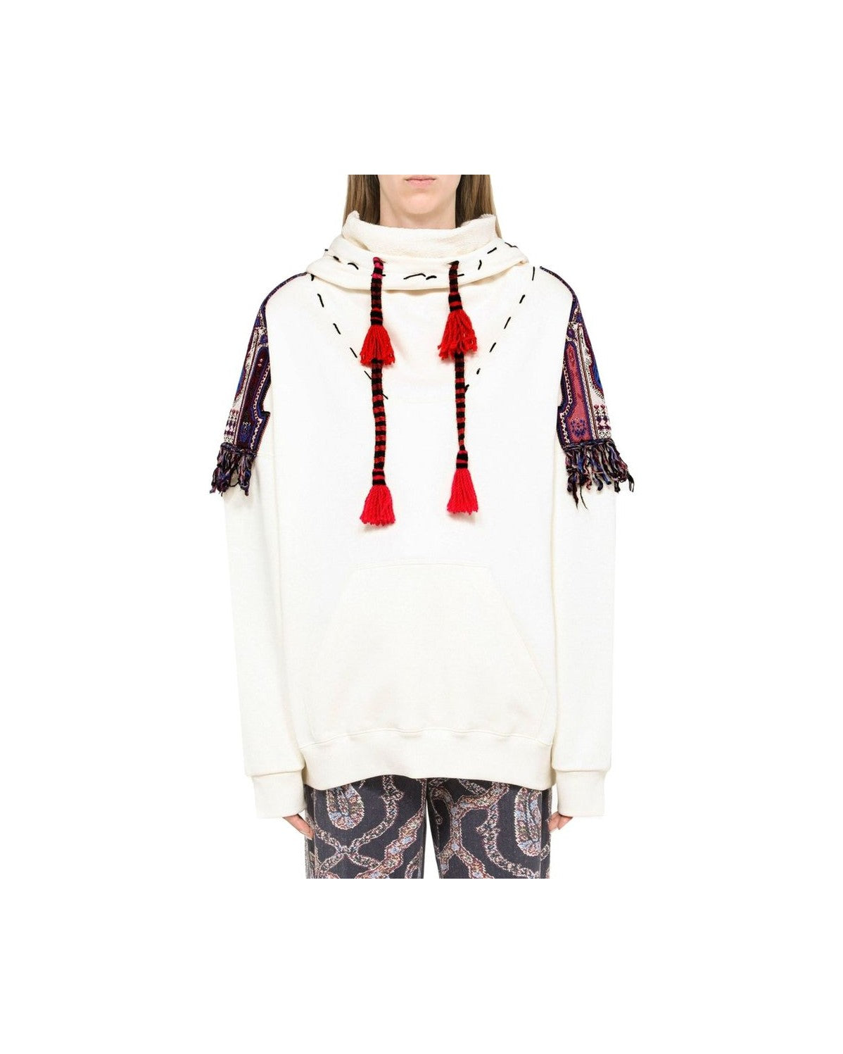 Etro White Cotton Sweatshirt Glam Steals