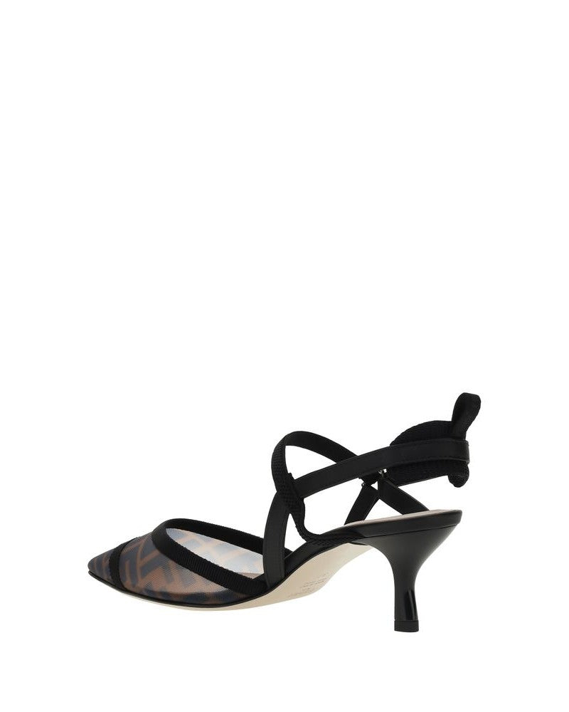 Fendi Black Calf Leather Bos Taurus Pumps