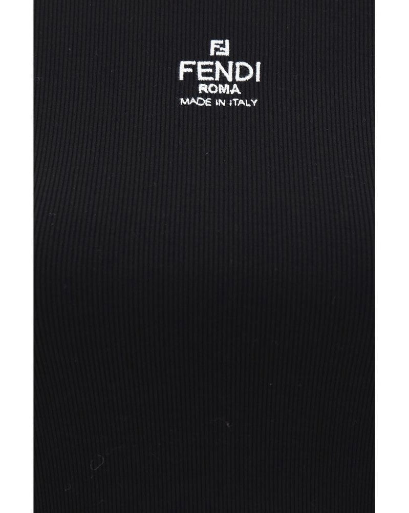 Fendi Black Cotton Top Glam Steals