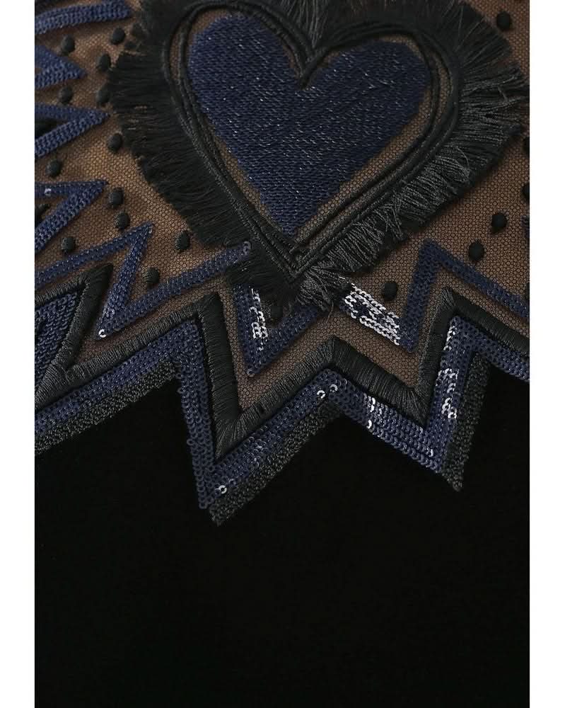 Fendi Black Viscose Cocktail Dress Dresses